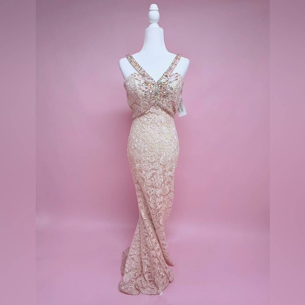 Stunning Lace Evening Gown - Picture 14 of 16